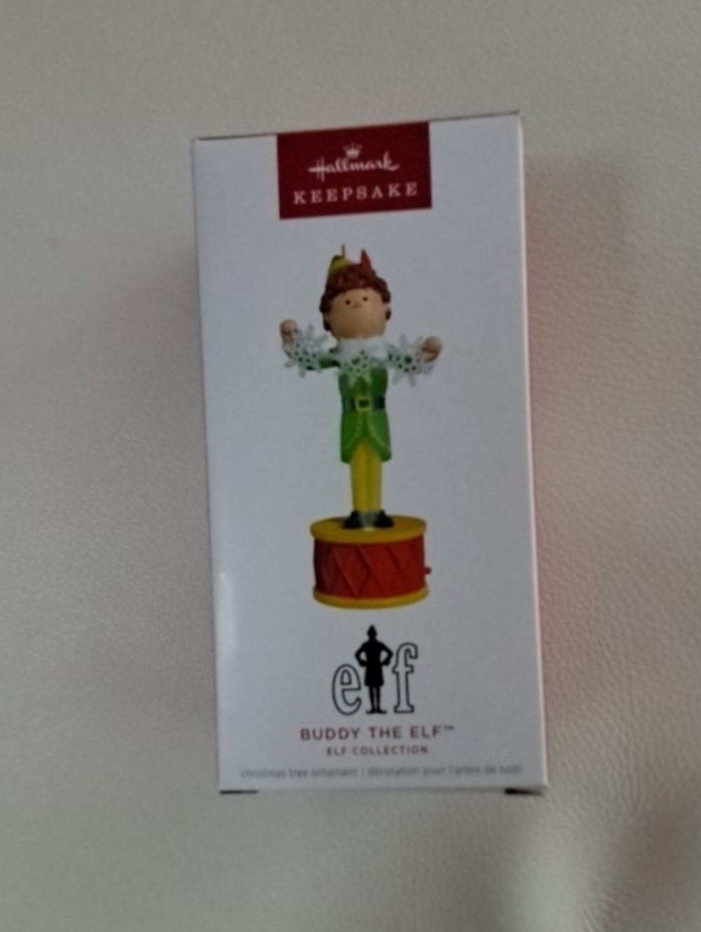 Hallmark Buddy the Elf Green and Yellow Keepsake Ornament